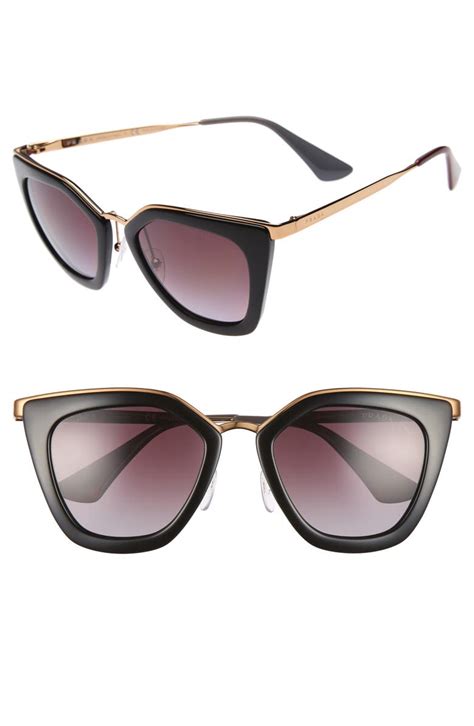 cats eye prada eyeglass frames|prada 52mm cat eye sunglasses.